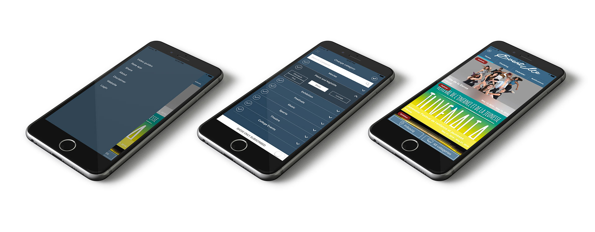 Event Me App device