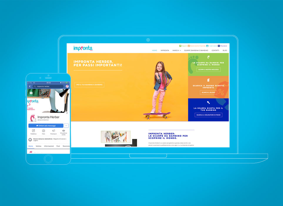 gsite progetto sito web ticino, Impronta Herber
