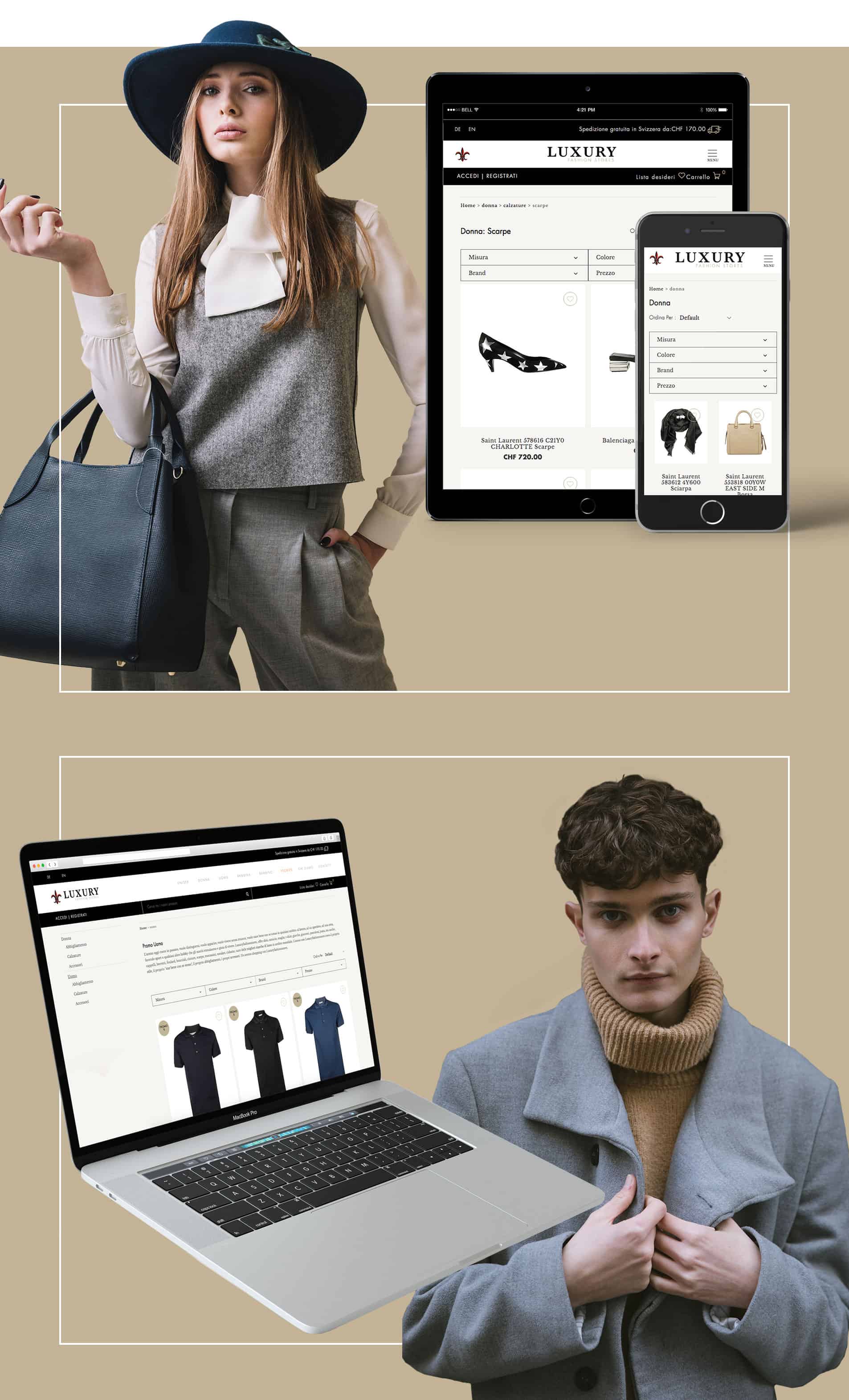 Sviluppo progetto Luxury Fashion Stores