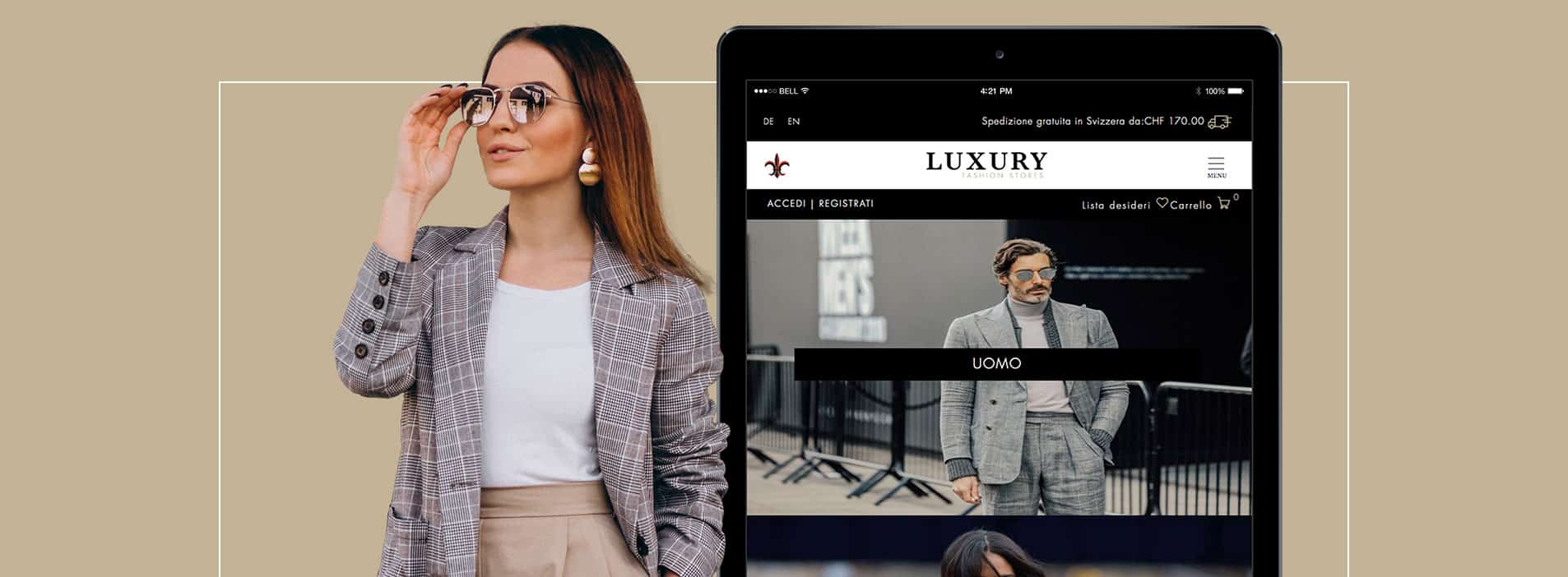 Luxury Fashion Stores e-commerce Ticino