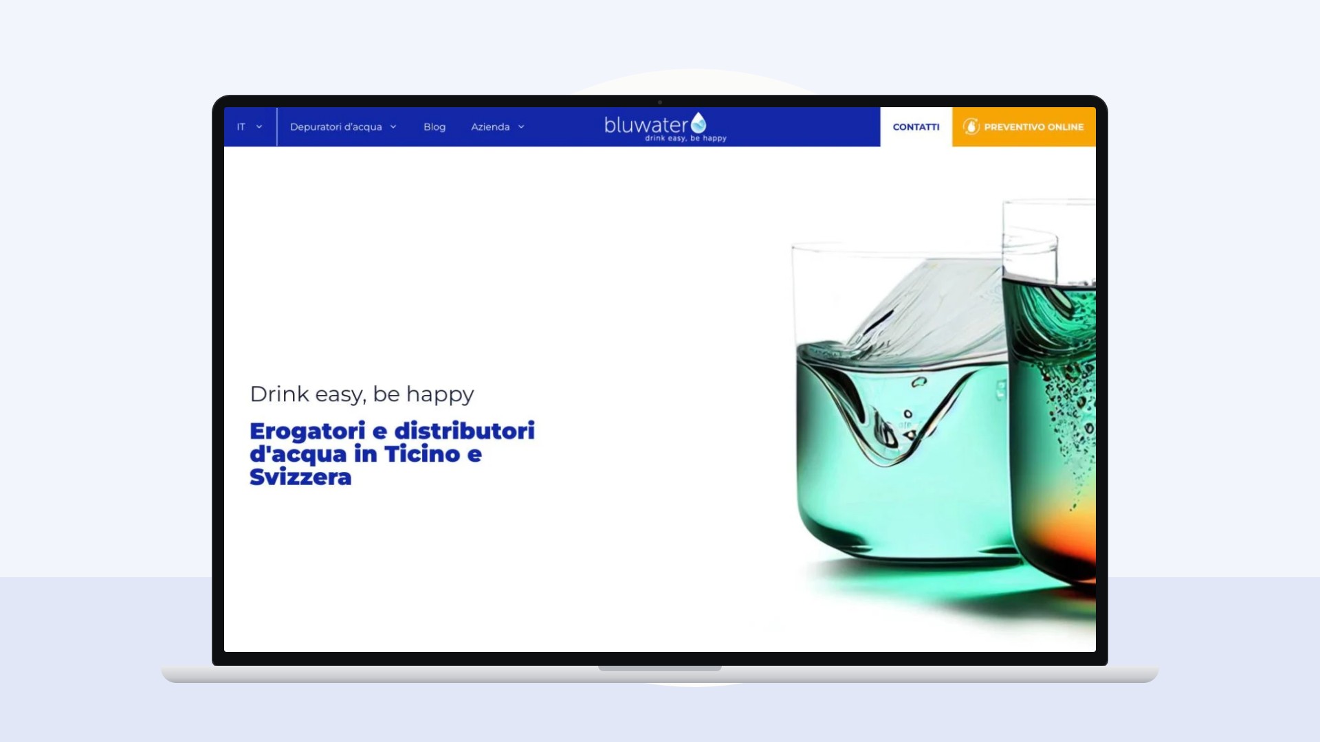 Bluwater, desktop · home