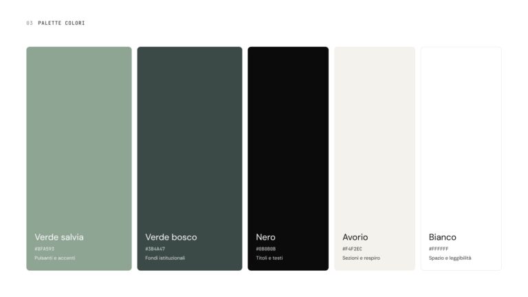 Finpromotion, palette colori