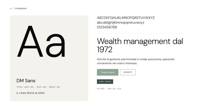 Finpromotion, typography